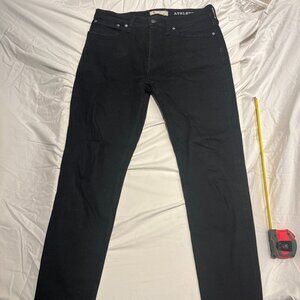 Madewell Athlethic Slim Black Jeans Size 32x32